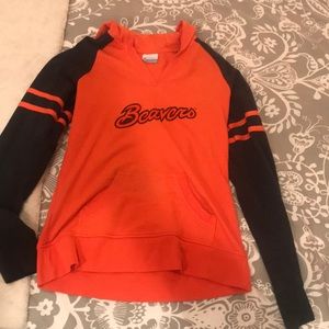 Oregon State light pull over hooded sweatshirt